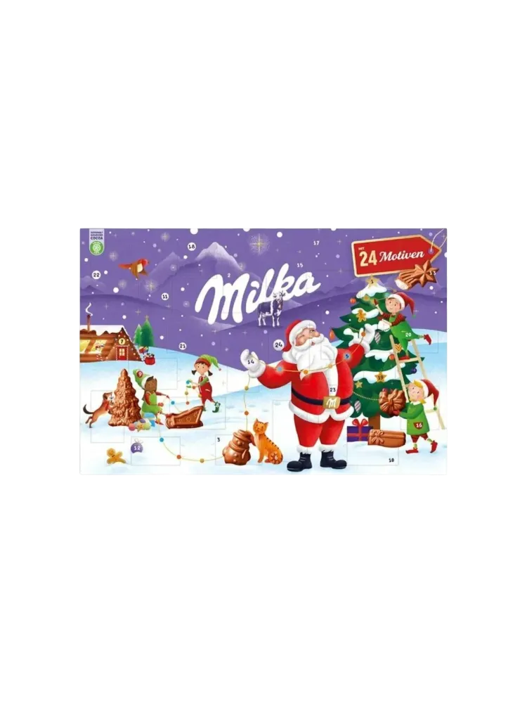 Новогодний адвент календарь для детей "Milka" 200 г